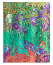 Paperblanks diář 18měsíční 2023-2024 Van Gogh’s Irises ultra vertikální DE9499-9